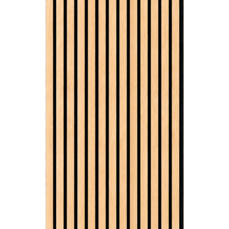 Acoustic Wall Panels - Teak - Box of 2 panels (2400x600mm) | KYNORA DECOR